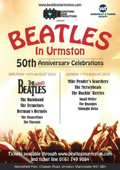 Tickets on sale for 'Beatles in Urmston' event Sunday 11 August