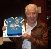 Mike and his Everton Football Club cake