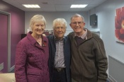 Mike with long time fan, Jane Taylor at Skegness